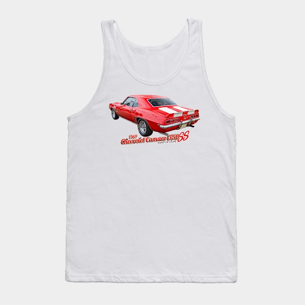 1969 Chevrolet Camaro 350 SS Hardtop Coupe Tank Top by Gestalt Imagery